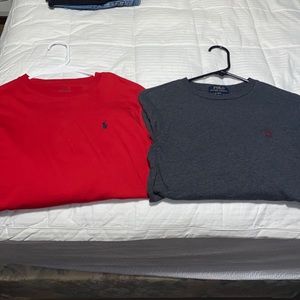 Kids size 10-12 in boys polo long sleeves
